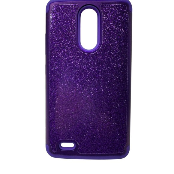 ZTE N9560 Purple Glitter Phone Case - Picture 2 of 9